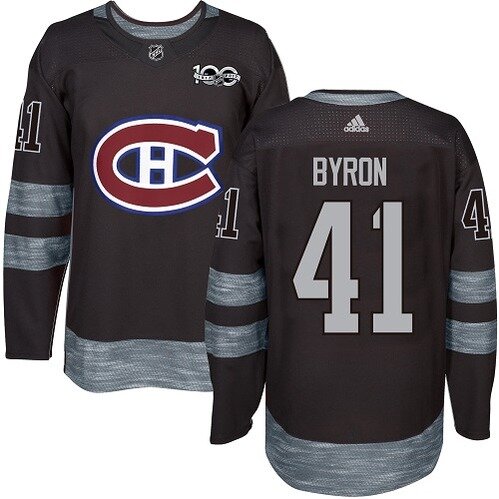 #41 Black Paul Byron Montreal Canadiens Jersey: NHL Montreal Canadiens Premier Men's Adidas 1917-2017 100th Anniversary Top Selling #41 Black Paul Byron Montreal Canadiens Jersey: NHL Montreal Canadiens Premier Men's Adidas 1917-2017 100th Anniversary Top Selling