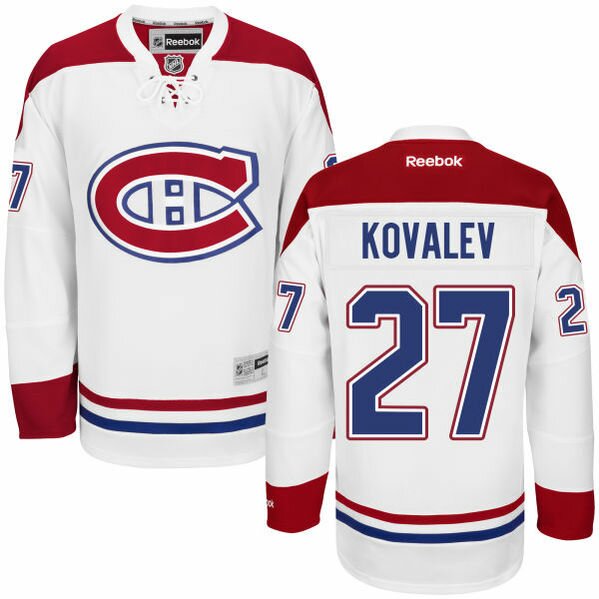 #27 White Alexei Kovalev Montreal Canadiens Jersey: NHL Montreal Canadiens Premier Women's Reebok Away Newest #27 White Alexei Kovalev Montreal Canadiens Jersey: NHL Montreal Canadiens Premier Women's Reebok Away Newest